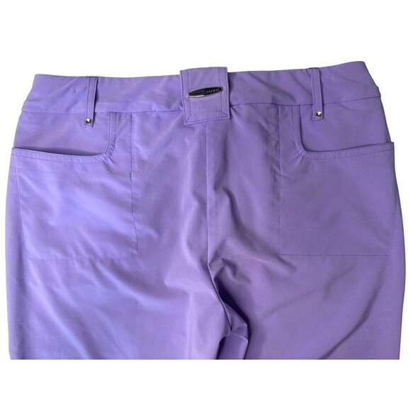 NWT Jamie Sadock Womens Purple Golf Shorts With Studded Pockets Size 2 - Picture 9 of 9